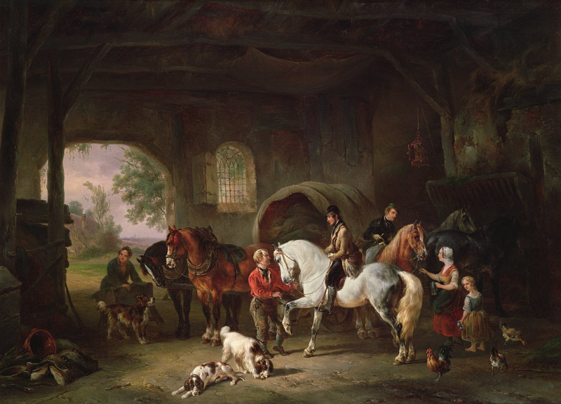 Stable Interior von Wouter Verschuur