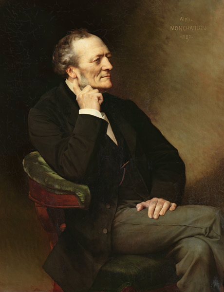 Louis Joseph Buffet (1818-98) von Xavier Alphonse Monchablon