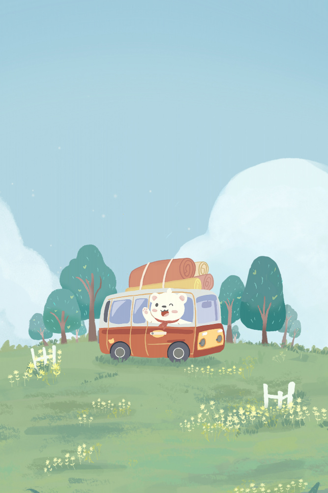 Bears Picnic Day Out von Xuan Thai