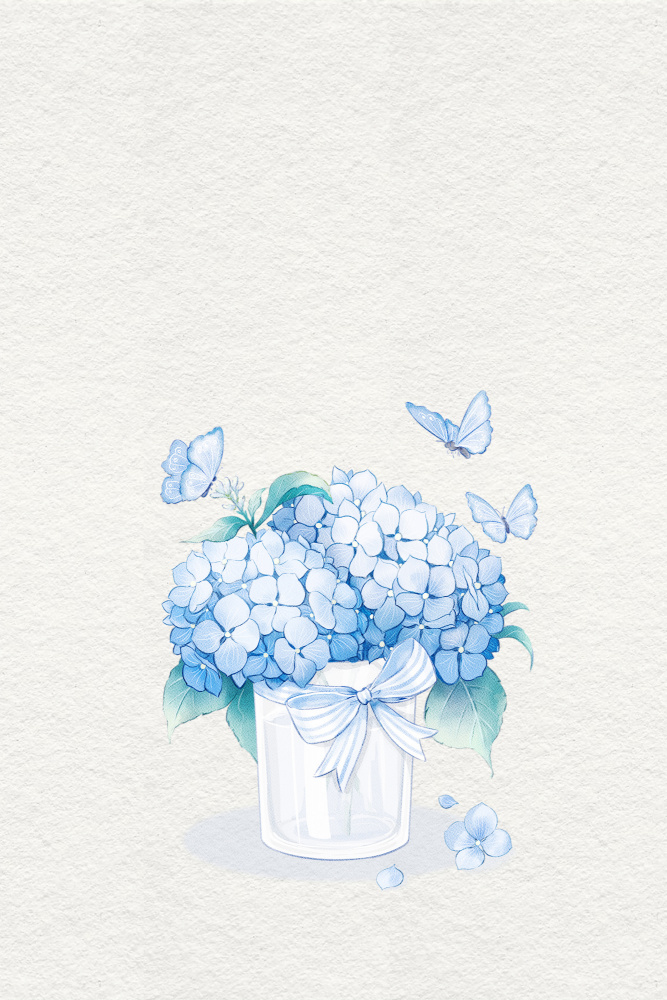 Blue Hydrangeas von Xuan Thai
