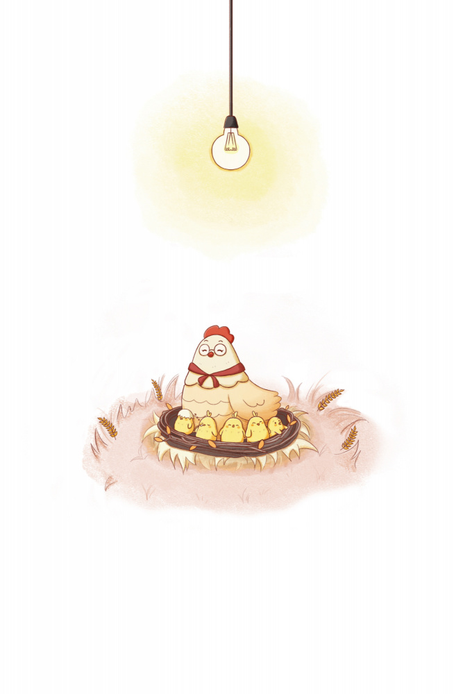 Mischievous Chickens von Xuan Thai