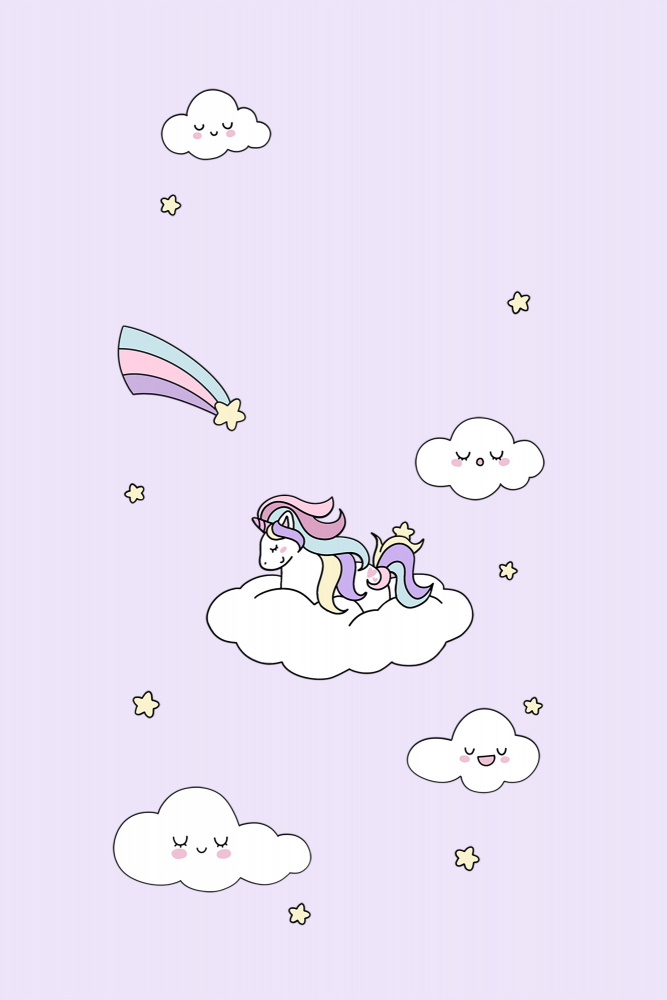 Kawaii Unicorn von Xuan Thai