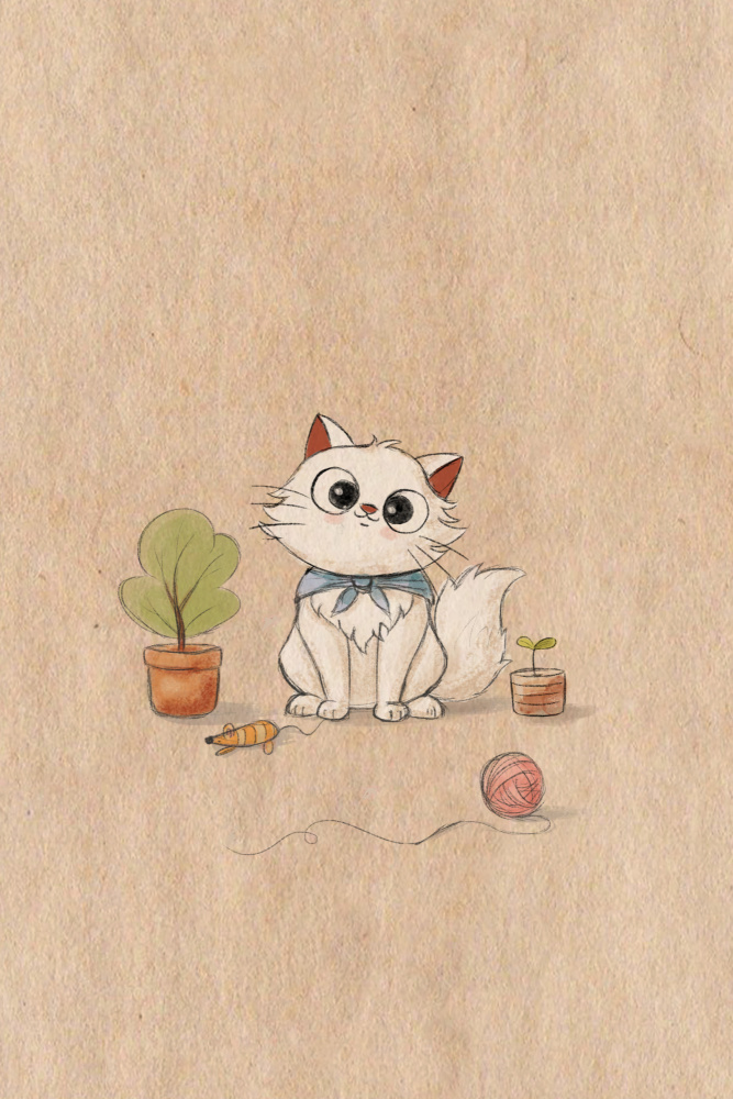 Kawaii Cat von Xuan Thai