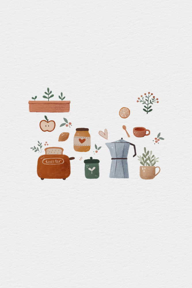 Kitchen Set Illustration von Xuan Thai