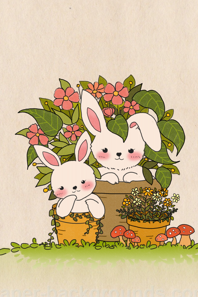 Couple Bunny von Xuan Thai