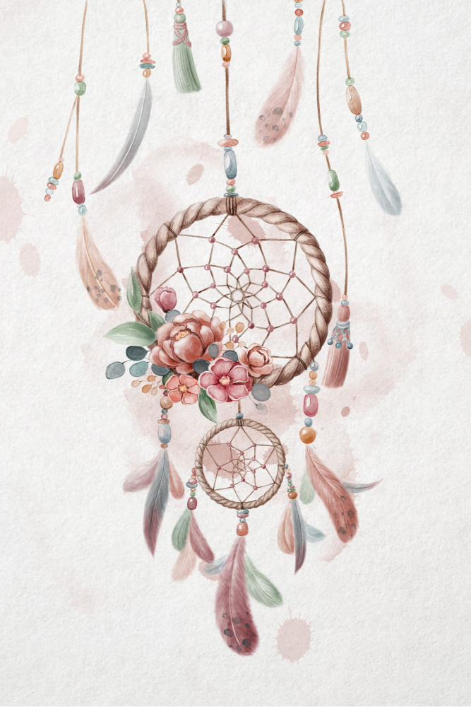 Pink Dreamcatcher von Xuan Thai