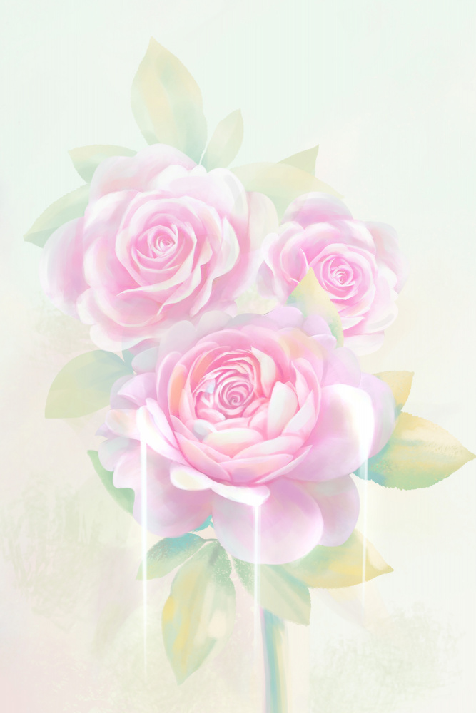 Rose Hologram von Xuan Thai