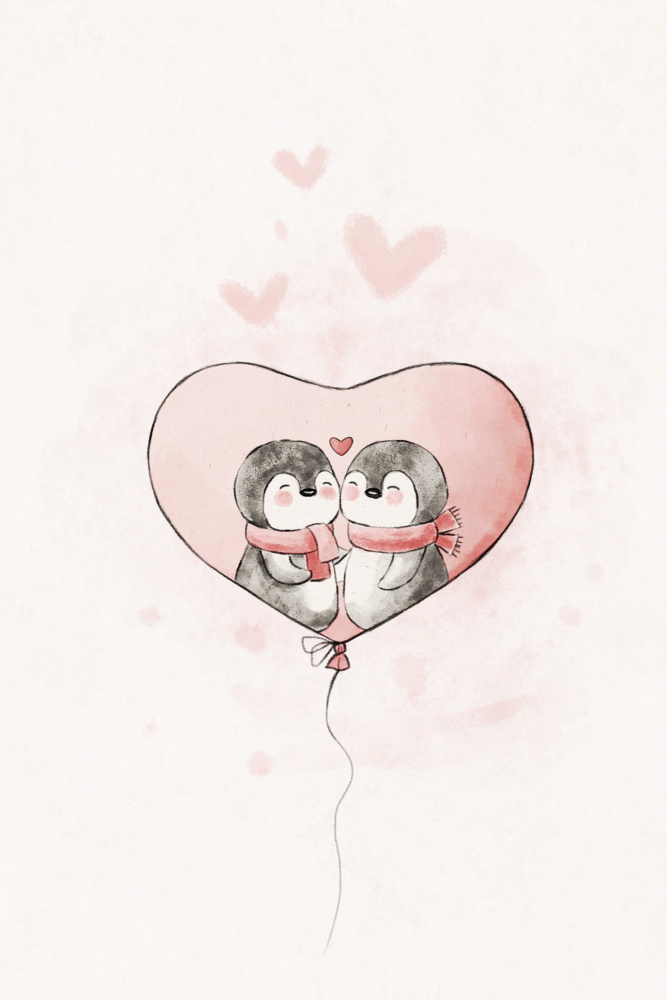 Penguin in love von Xuan Thai