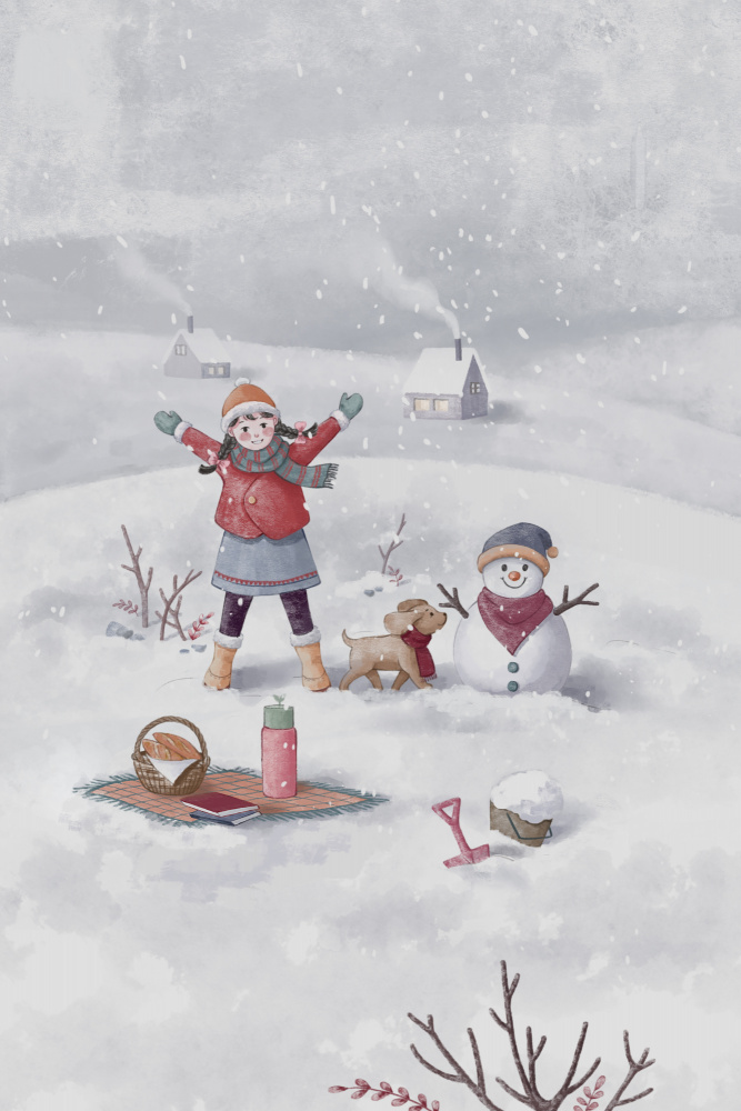 Winter Girl von Xuan Thai