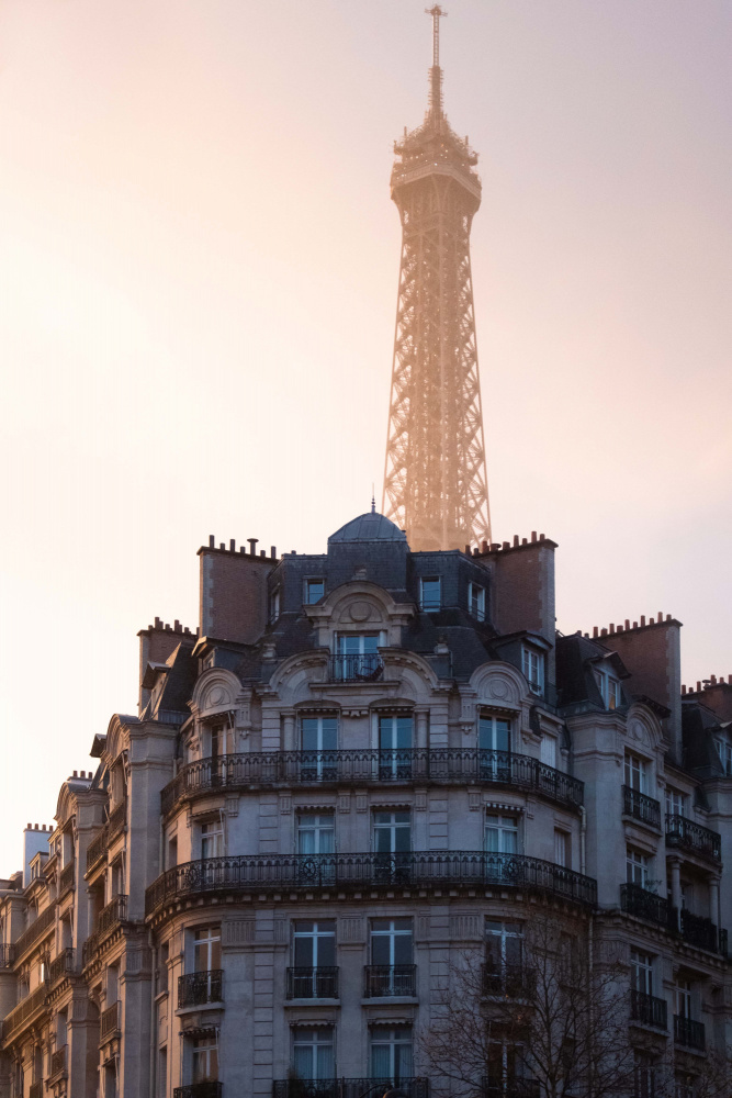 The peeking Eiffel von Yochai Chodus