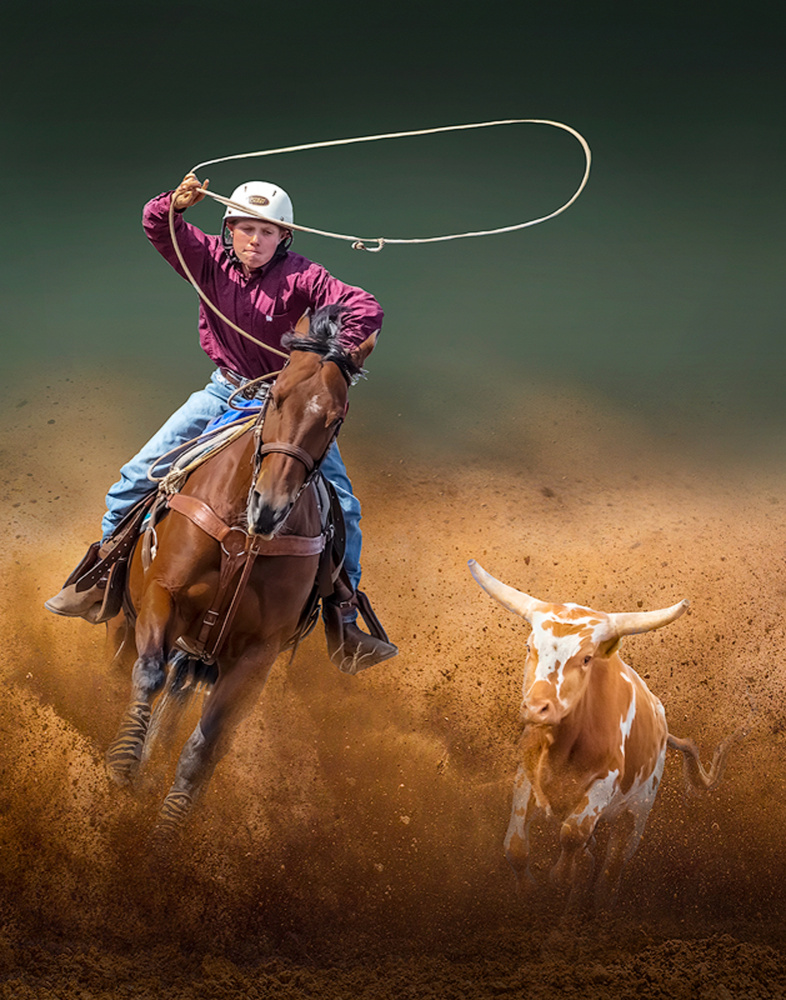 Tie Down Roping von Yun Thwaits