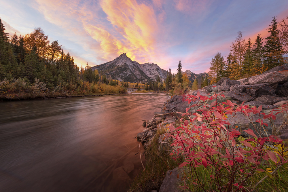 Rockies in Fall von Yun Thwaits