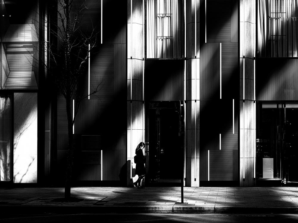 Tinted Shadows at Ginza von Yuzo Fujii