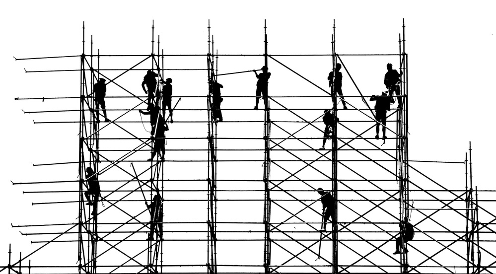 Construction silhouette von Zhou Chengzhou