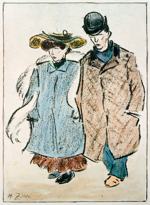 H.Zille, Nutte und Zuhälter von Heinrich Zille