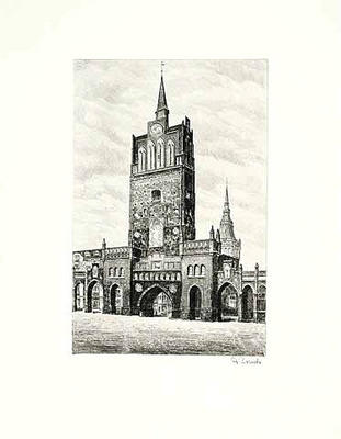 Rostock, Kröpeliner Tor, vorne von Zwicker