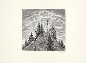 Dürer, Kreuz im Gebirge